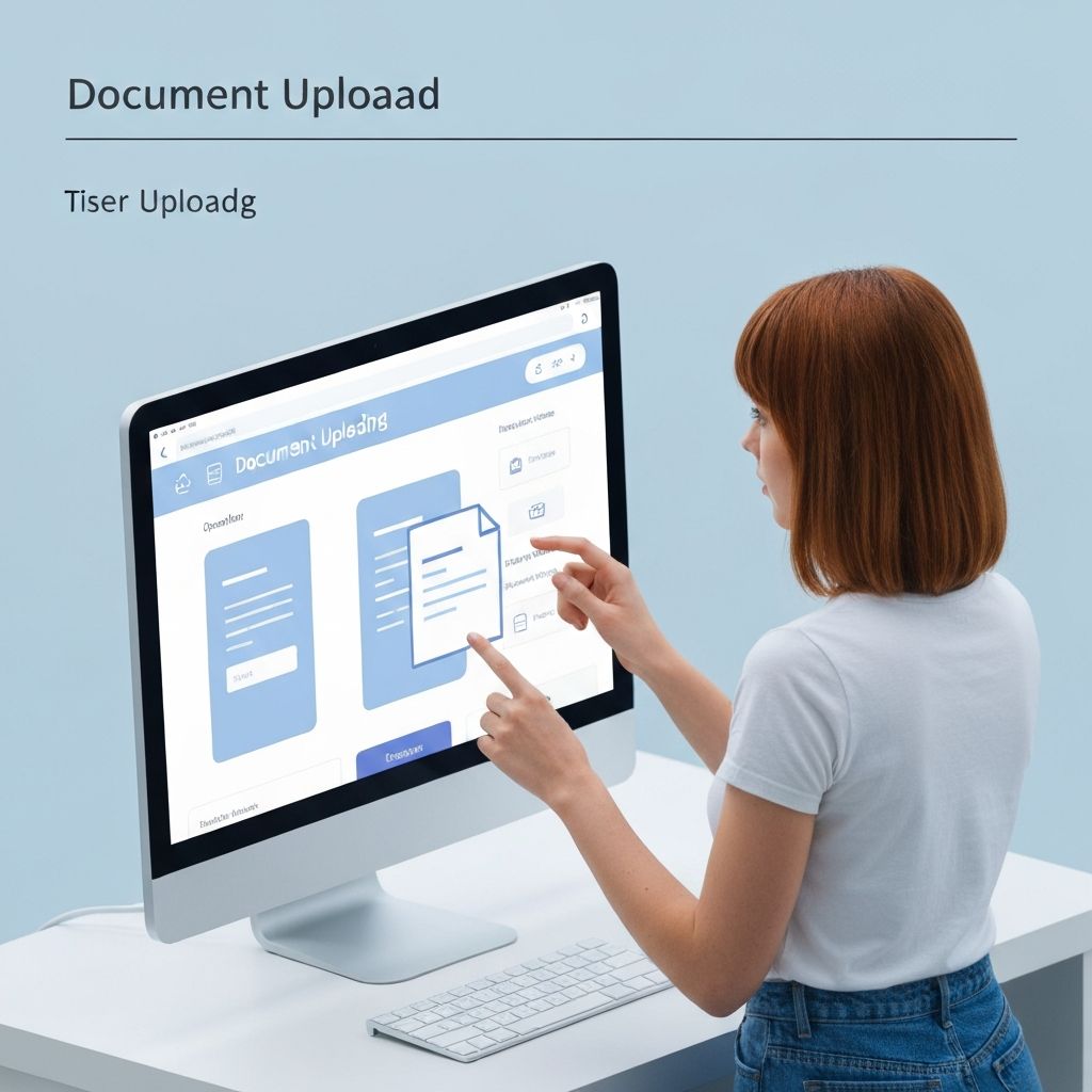 Woman analyzing data on a computer